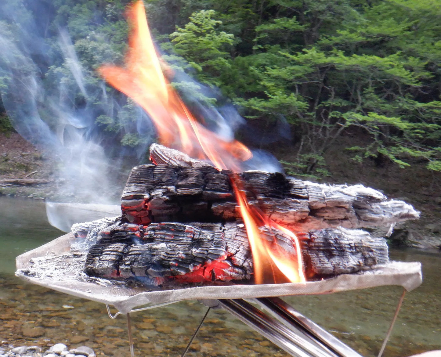 UKIBI (floating fire) campfire stand, large size (full size) 115g!