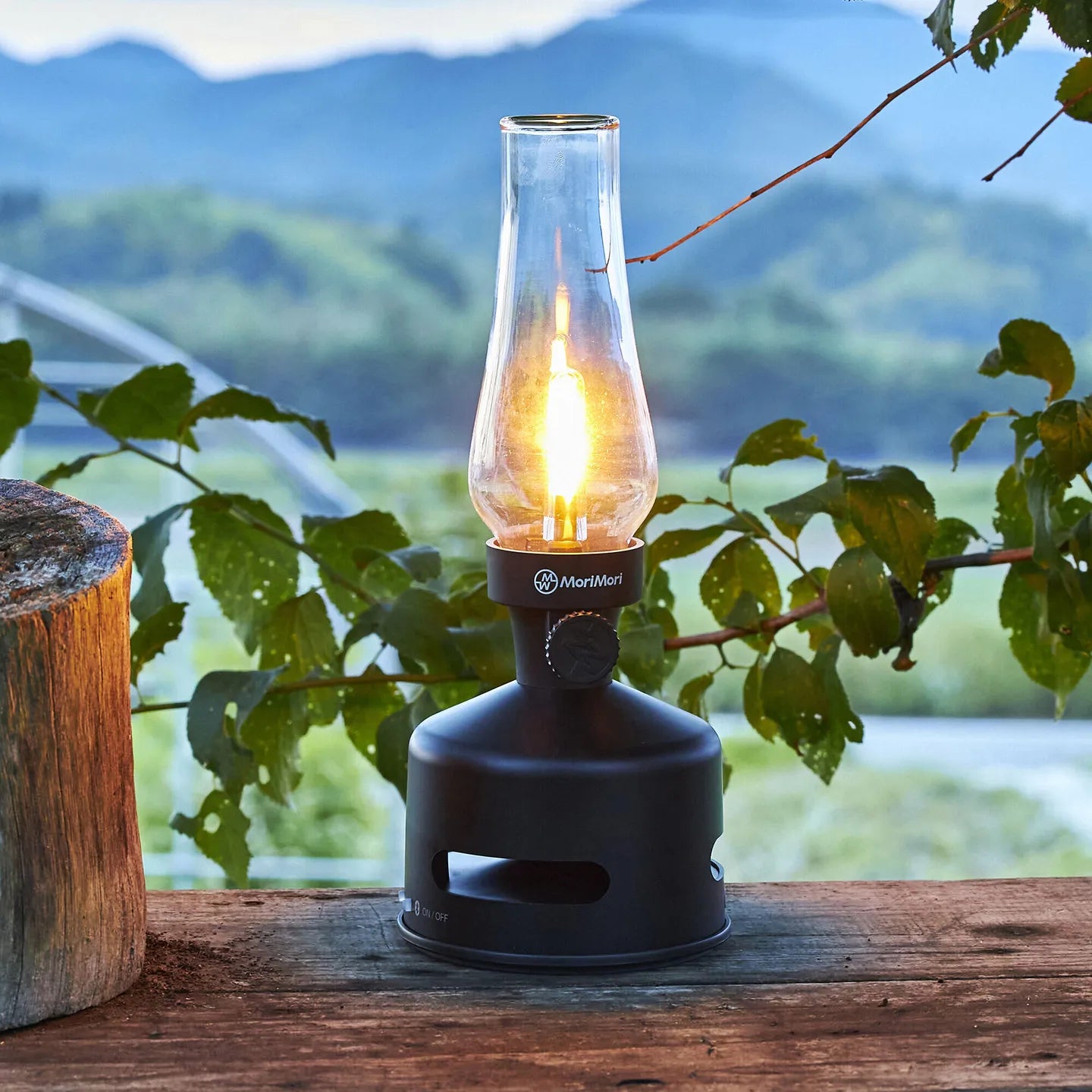 [MoriMori Lantern Speaker S1] Bluetooth speaker with adjustable brightness function for outdoor and interior use